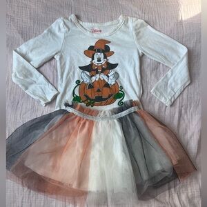BOGO🛍️ Minnie Mouse Pumpkin top and tutu set size 3t